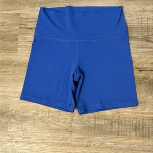 TNA Women's Vibrant Blue Bike Shorts